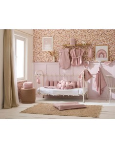 Cape de bain & Gant de toilette Coton Bambou Pétale 2