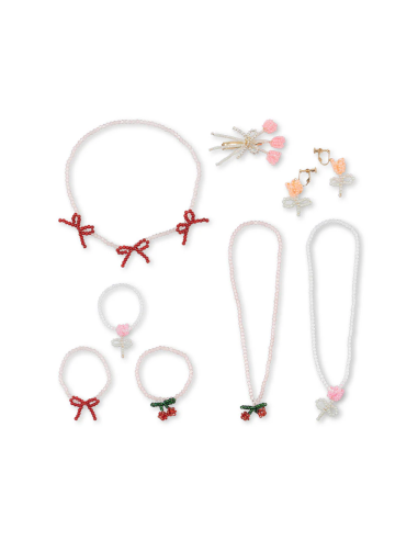 Boite à Bijoux Emeraude et sa Parure en perles