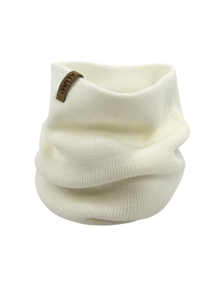 Tour de cou Snood Loan Crème en Laine de Mérinos