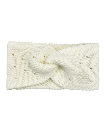 Bandeau Headband Chaud Ysée en mérinos - Crème