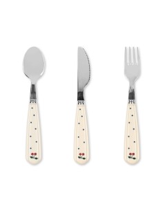 Set de petits couverts Inox Navy Dots