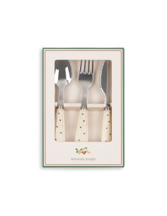 Set de petits couverts Inox Navy Dots 2