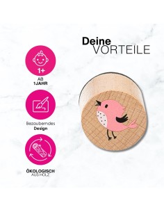 Set de Tampons en Bois - Animaux de la Forêt 2