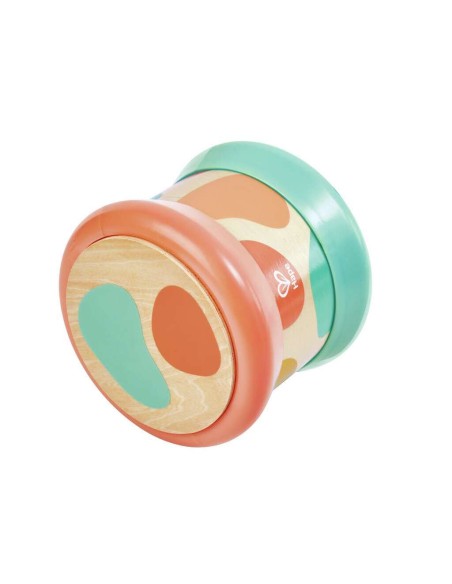 Tambour pour bébé en bois Turquoise