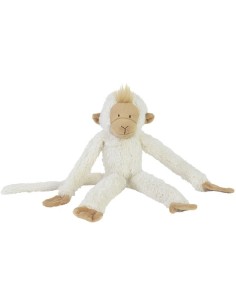 Grande Peluche Singe Ivoire - Hanging Monkey