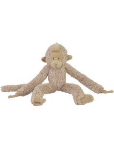 Grande Peluche Singe Café  - Hanging Monkey