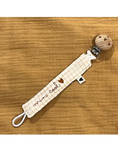 Attache Tétine à Carreaux Mini Cool