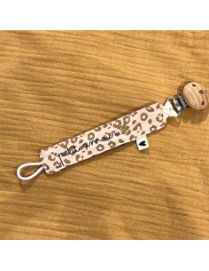Attache Tétine Léopard Petit Amour