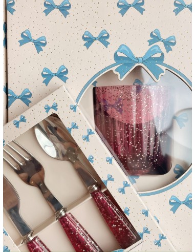 Set de vaisselle enfant pour le repas Glitter...