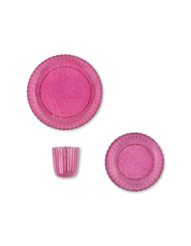 Set de vaisselle enfant pour le repas Glitter...