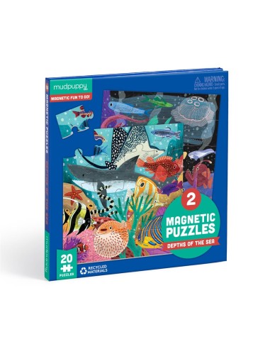 Puzzle Magnétique fonds marins - 20 pièces