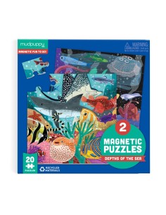 Puzzle Magnétique fonds marins - 20 pièces