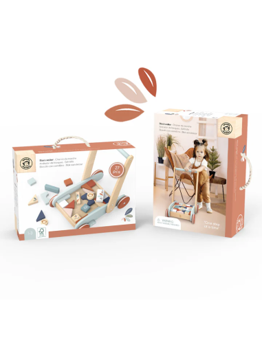 Chariot à pousser et Blocs de construction