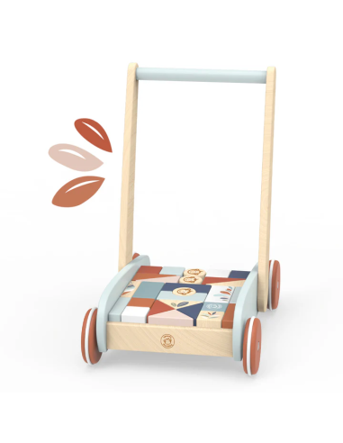 Chariot à pousser et Blocs de construction