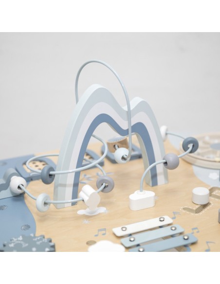 Table Multi-Activités enfant en Bois Bleue - LabelLabel