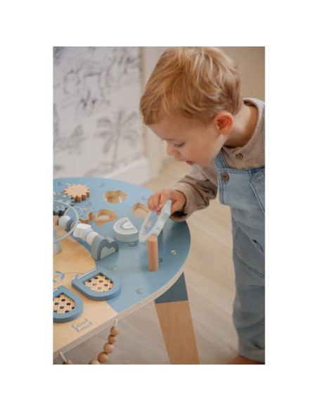 Table Multi-Activités enfant en Bois Bleue - LabelLabel