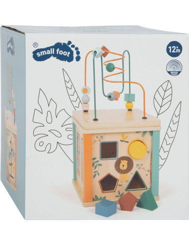 Cube d'Activité en Bois - Safari