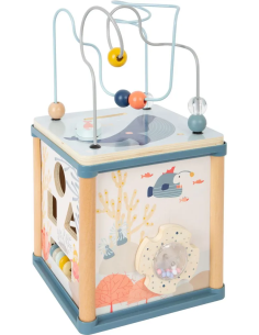 Cube d'Activité en Bois - Monde Sous Marin 2