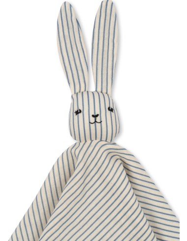 Doudou lange Lapin Stripe Blue