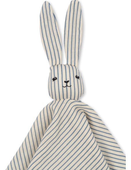 Doudou lange Lapin Stripe Blue