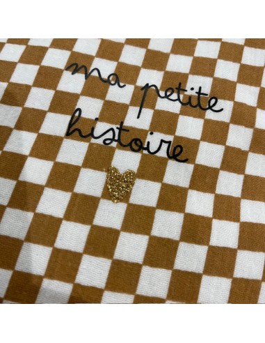 Album photo en Tissu - Gaze Damiers - Ma Petite...