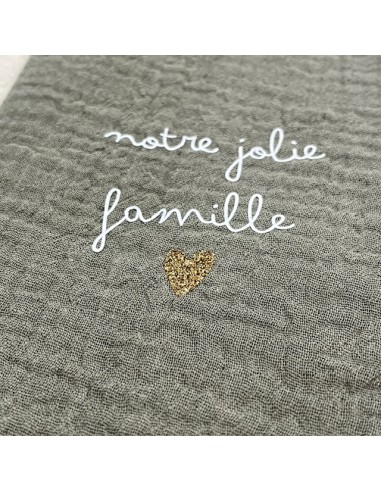 Protège Livret de Famille - Gaze de Coton -...