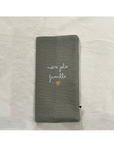 Protège Livret de Famille - Gaze de Coton -...