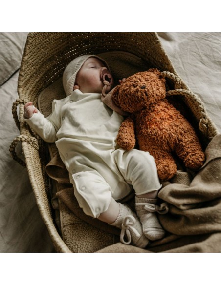 Ourson Moonie Organic Miel V2 - Musique et Lumière