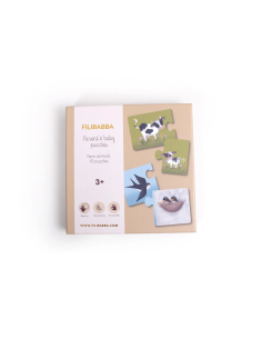 Puzzles "Maman et ses bébés" - Animaux de la Ferme