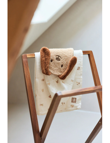 Gant de toilette en coton Chien Diego