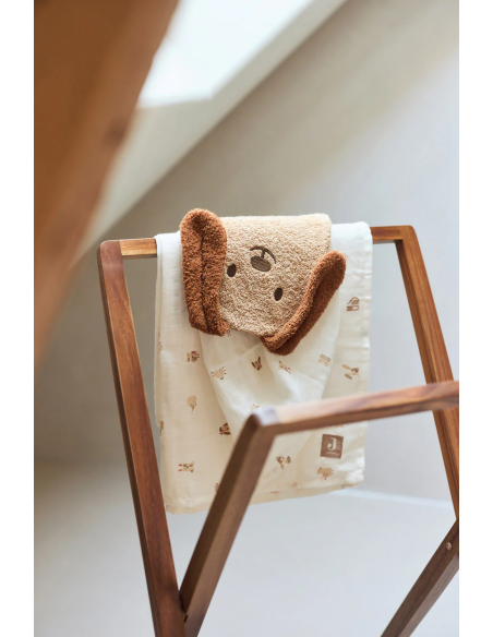 Gant de toilette en coton Chien Diego