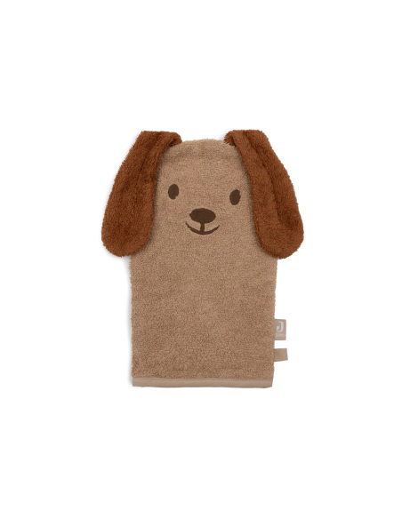 Gant de toilette en coton Chien Diego