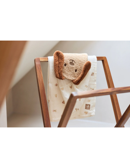 Gant de toilette en coton Chien Diego