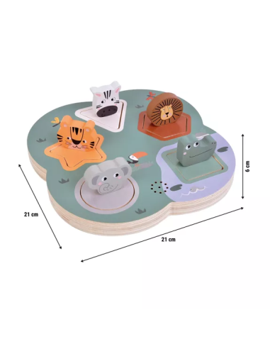 Puzzle Sonore 3D - Safari