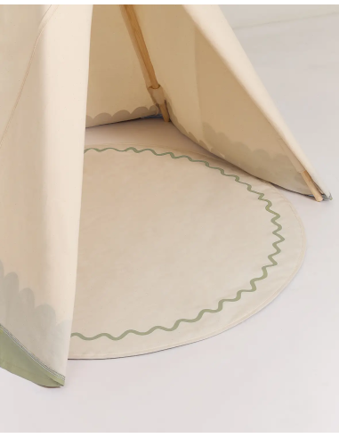 Tapis Rond Vibes Nobodinoz 105 cm