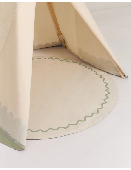 Tapis Rond Vibes Nobodinoz 105 cm