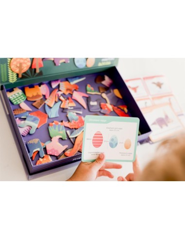 Livre Magnétique - Le monde des Dinosaures