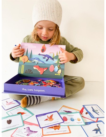 Livre Magnétique - Le monde des Dinosaures