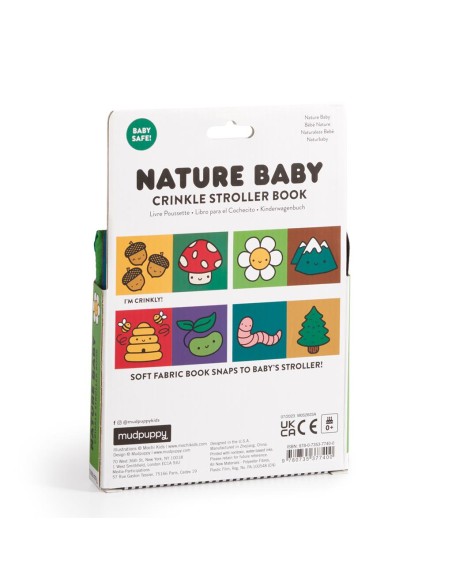 Livre pour bébé Contrastes et Couleurs vives Nature
