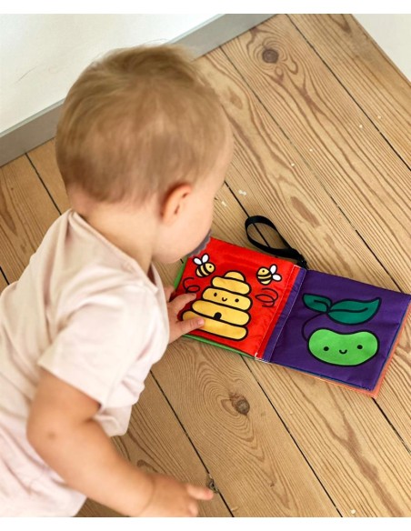 Livre pour bébé Contrastes et Couleurs vives Nature