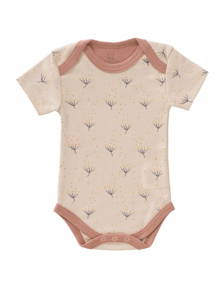 Body manches courtes Rose Pissenlit