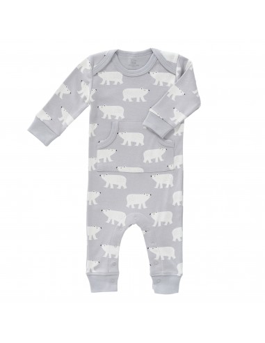 combinaison pyjama garcon en maille peluche gris pyjamas