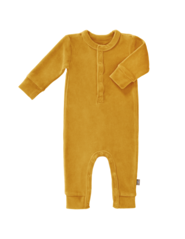 Combinaison Velours Jaune moutarde Jaune 6 - 12 mois