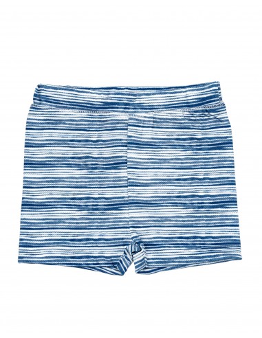 Maillot de bain short Bleu rayé