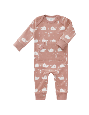 Combinaison Rose Baleine Rose 0 - 3 mois