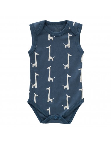 Body sans manches Girafe Bleu marine