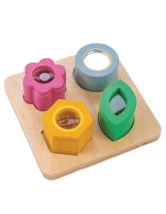 Tablette à ranger sensorielle visuel