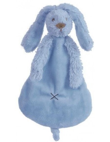 Doudou Petit Lapin Richie Bleu