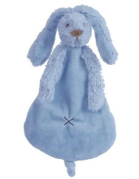 Doudou Petit Lapin Richie Bleu