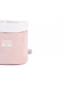 Panier de rangement Rose White bubble Misty pink - M 2
